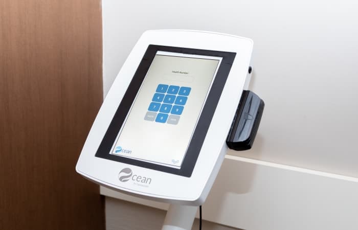 Clinic self check-in kiosk